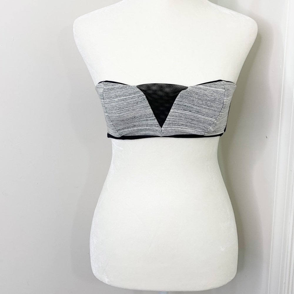 Planet Blue Blue Life Mesh Crop Top/ Bralette